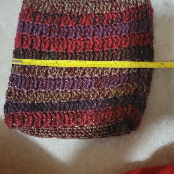 Colorful glittery woolen crossbody - Picture 5 of 6